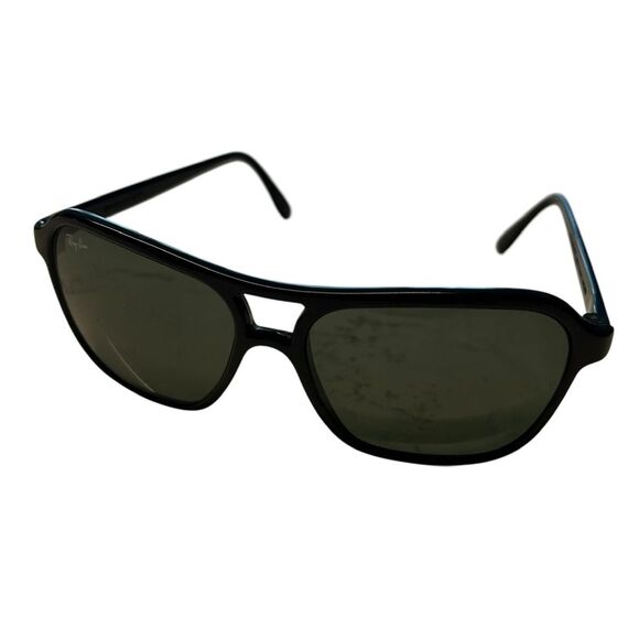 Vintage Ray Bans‎ State Side Aviator Sunglasses Black Classic Summer Vacation - Picture 2 of 8
